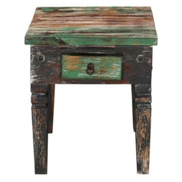   Rustic Solid Wooden Handmade  Bedside / Nightstand Furniture 