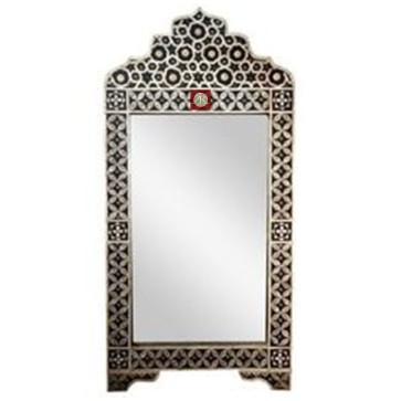 Handmade Antique Style Mother of Pearl Inlay Mirror