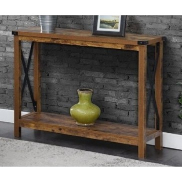  Rustic Solid Wooden Handmade Console Table Furniture-