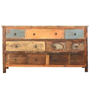 Rustic Solid Reclaimed Wooden Modern Antique Handmade Chest of Drawer