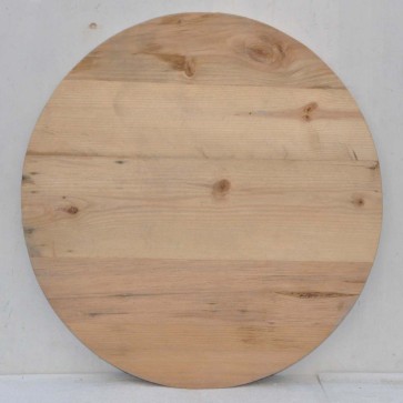 Reclaimed Unfinished Table Tops, 36 Inch Round Reclaimed Wood Table Top