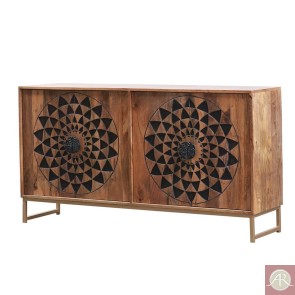 Rustic Solid Wooden Handmade Antique Home Decor Sideboard Furniture 