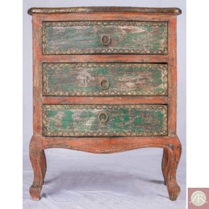  Rustic Solid Wooden Handmade  Bedside / Nightstand Furniture 