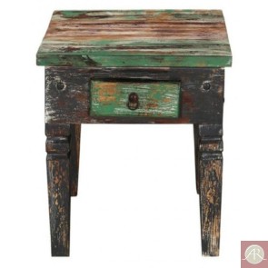   Rustic Solid Wooden Handmade  Bedside / Nightstand Furniture 