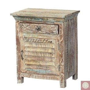 Solid Wood Nightstand End Table