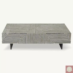 Bone Inlay  design on Floral pattern Antique Handmade Coffee Table