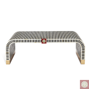 Bone Inlay  Antique Handmade Coffee Table