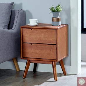 Rustic Solid Wooden Handmade  Bedside / Nightstand Furniture