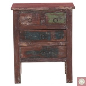 Solid Rustic Wooden Modern Antique Handmade Bedside Table