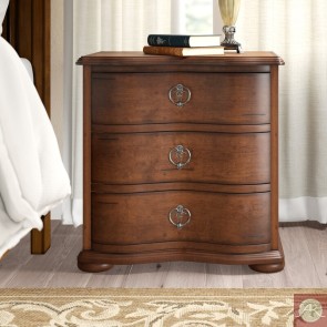 Rustic Solid Wooden Handmade  Bedside / Nightstand Furniture 