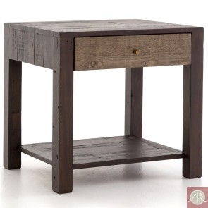 Rustic Solid Reclaimed Wooden Modern Antique Handmade Side Table