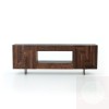 Rustic Solid Reclaimed Wooden Handmade Wine Rack  / TV Unit Stand Furniture